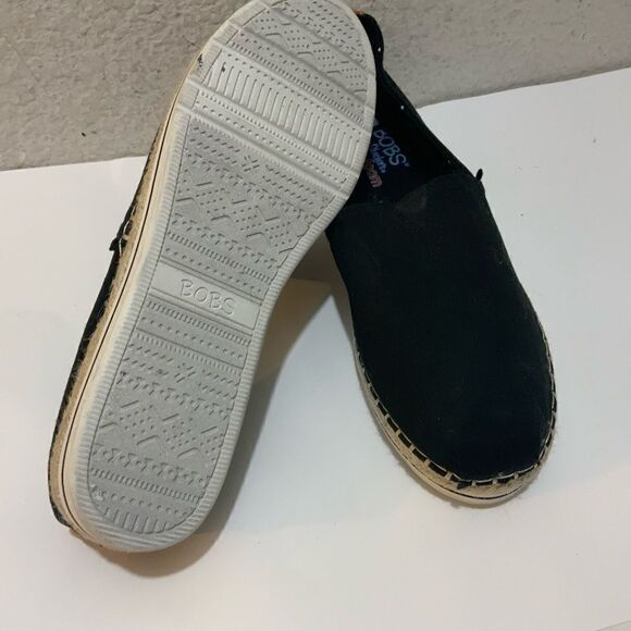 Bobs Canvas Espadrilles Black size 10 - Picture 3 of 12